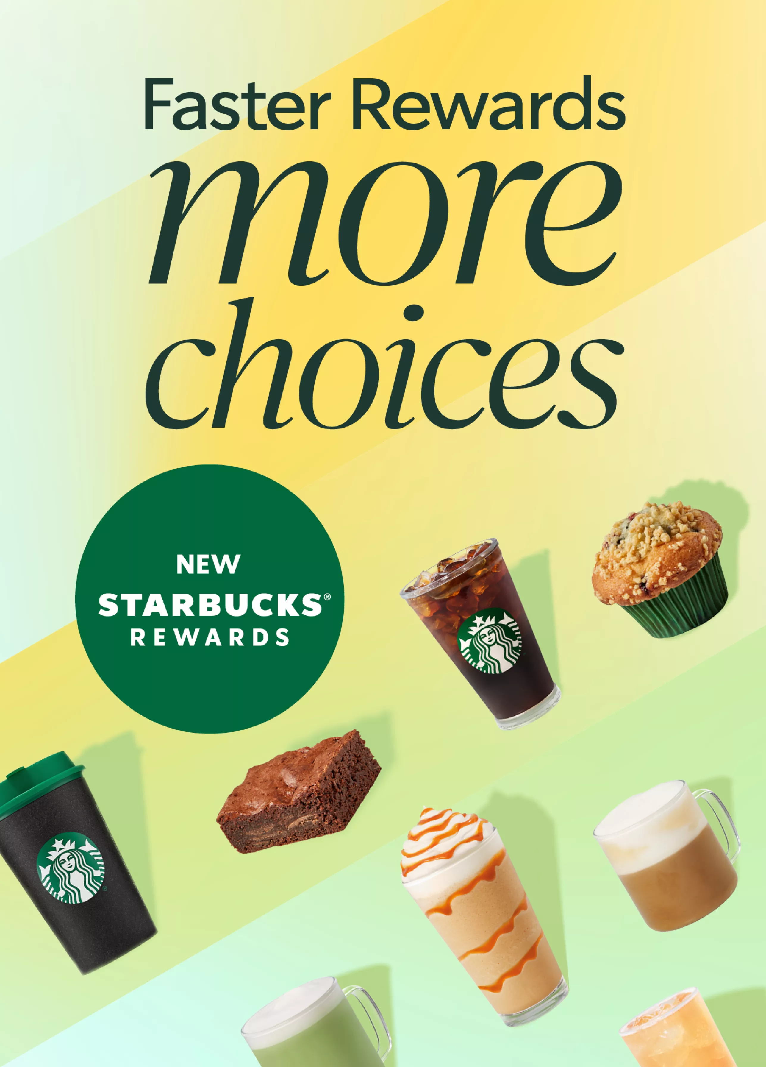 Faster Rewards, more choices