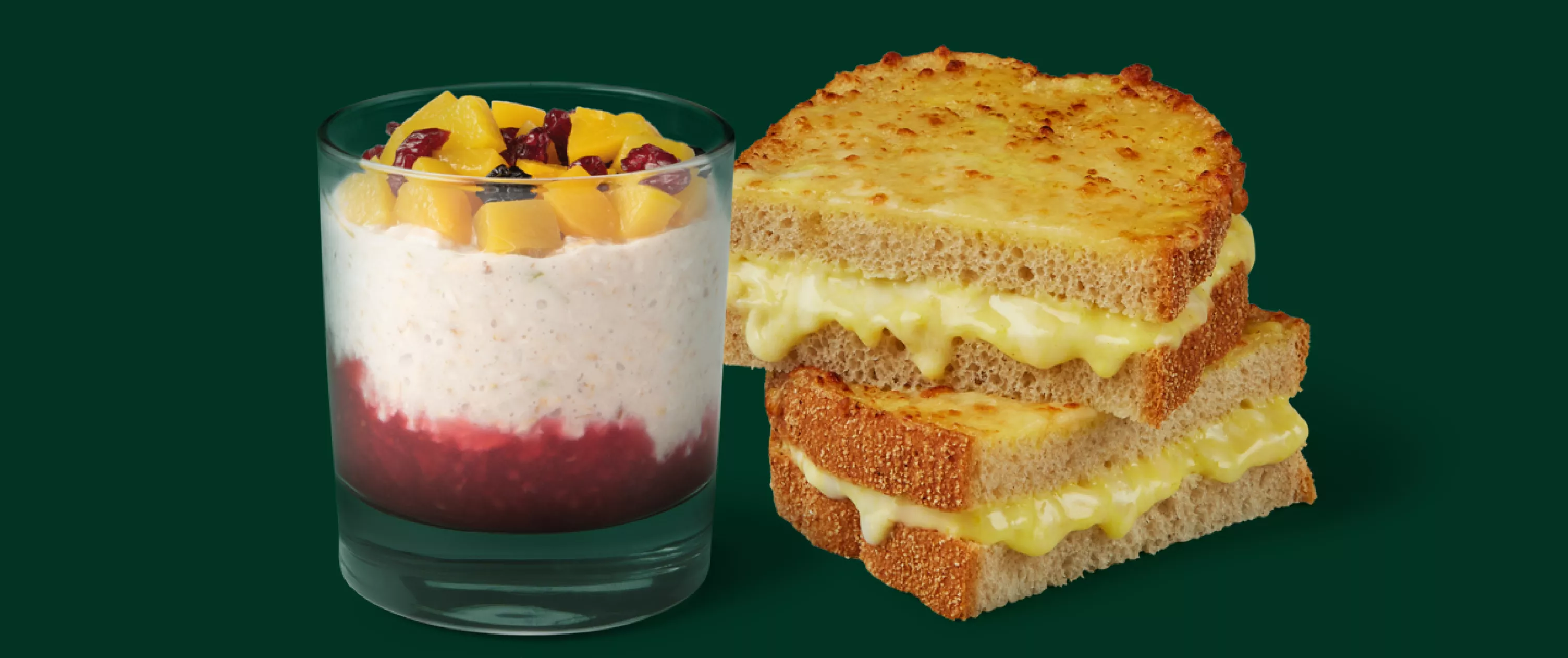 Peach and Raspberry Overnight Oats and Five Cheese Toastie