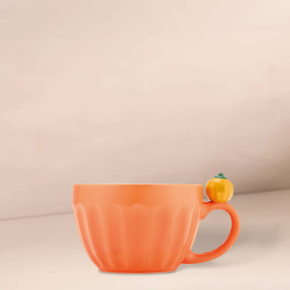A photo of our pumpkin peep mug