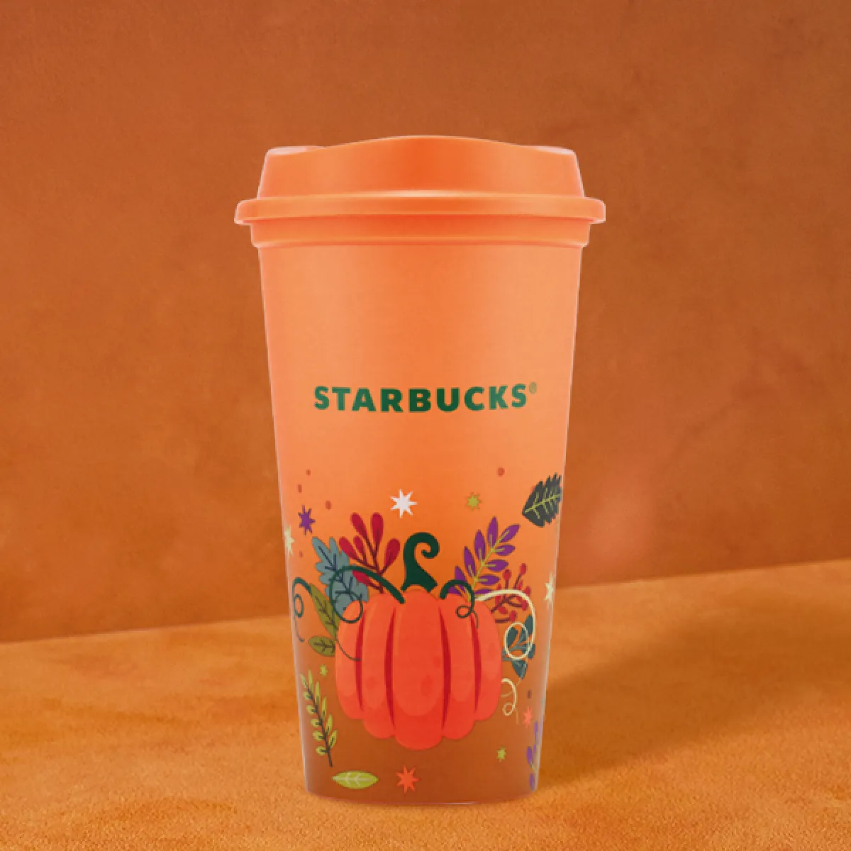Pumpkin Patch Reusable Cup 16oz - Safe for Hot & Cold