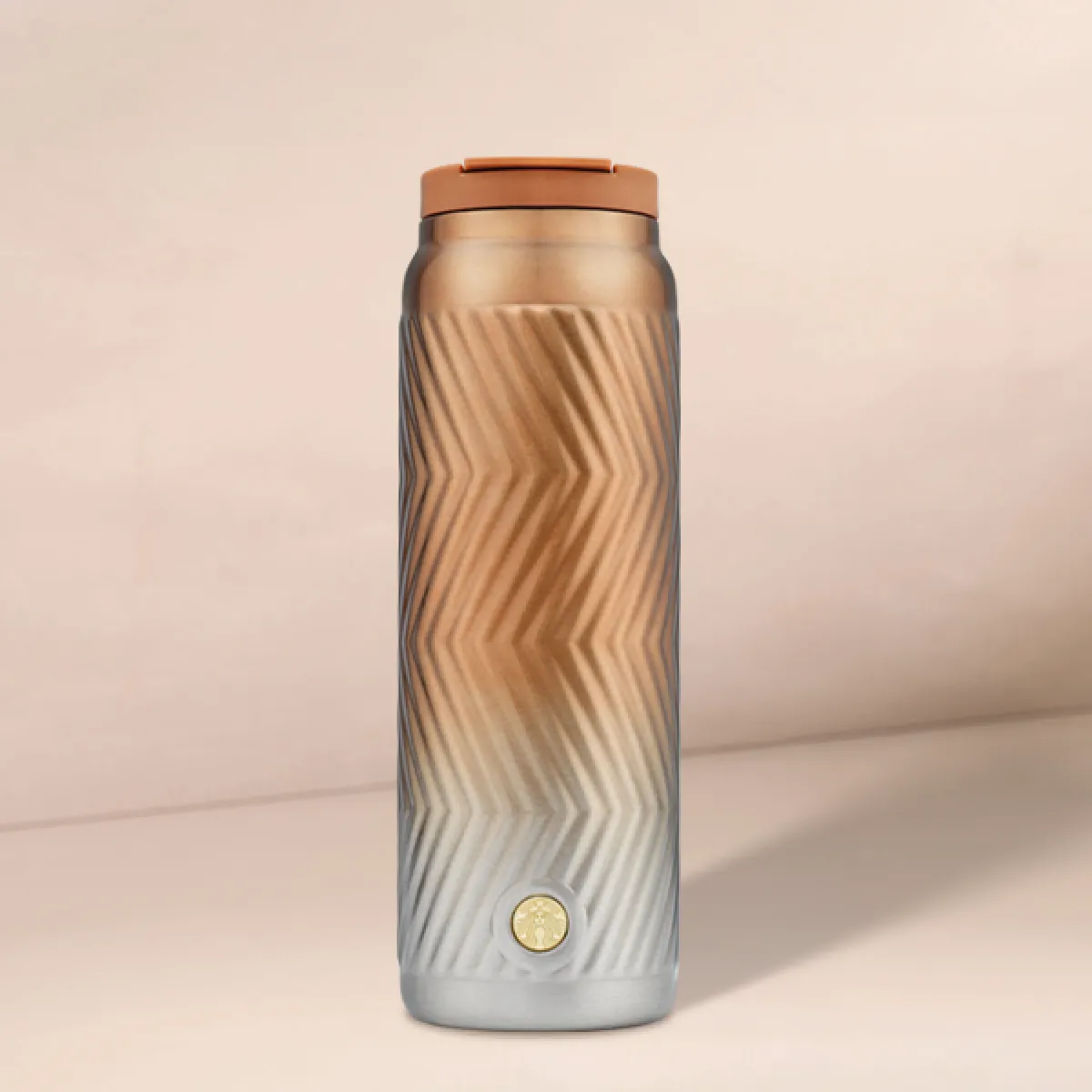 Our Zigzag Ombre Orange Tumbler 16oz