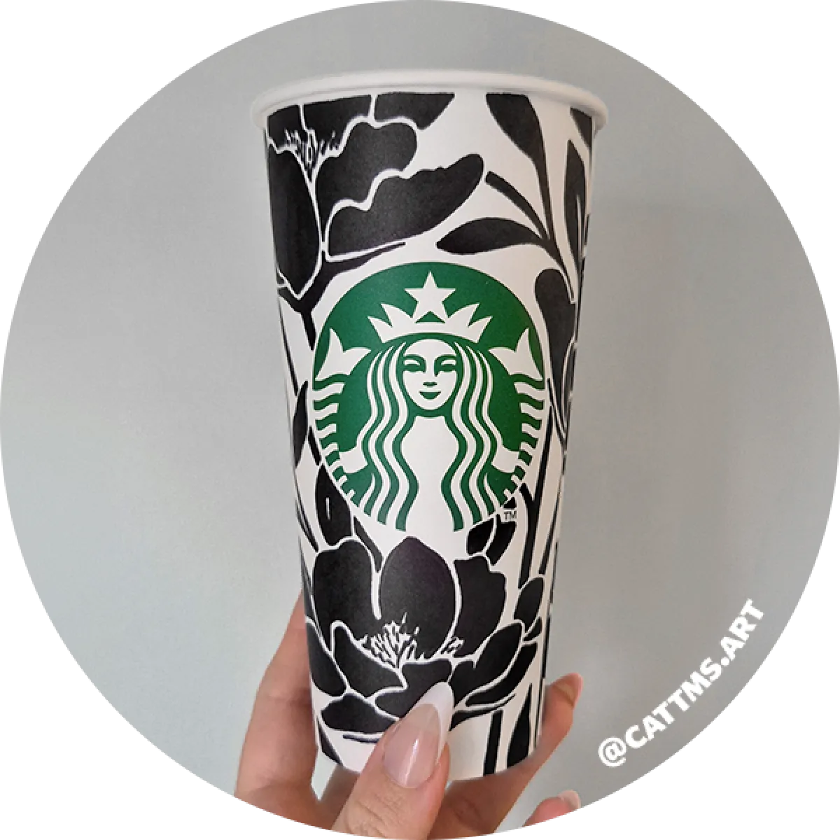 Runner up winner of a Starbucks cup featuring original designs