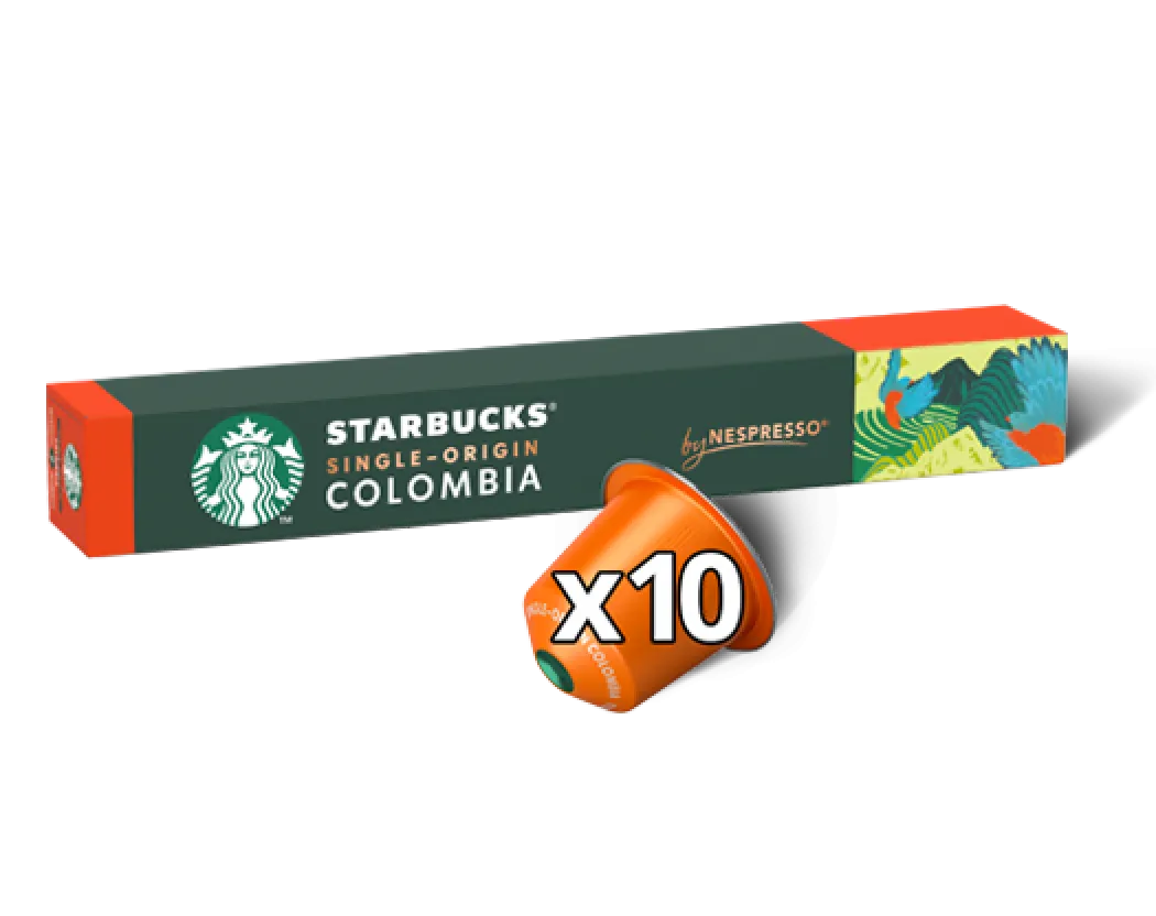Starbucks® by Nespresso® Colombiar capsules box of 10