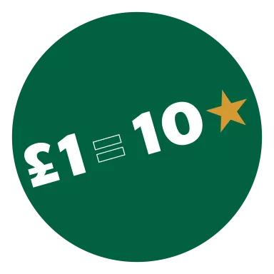£1=10 Stars