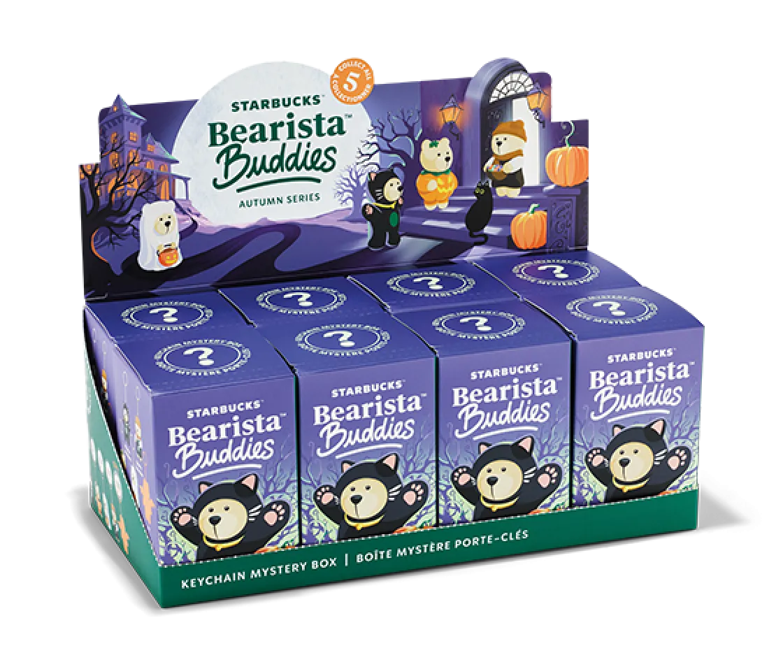 Our Bearista Buddies Blind Boxes in their packaging