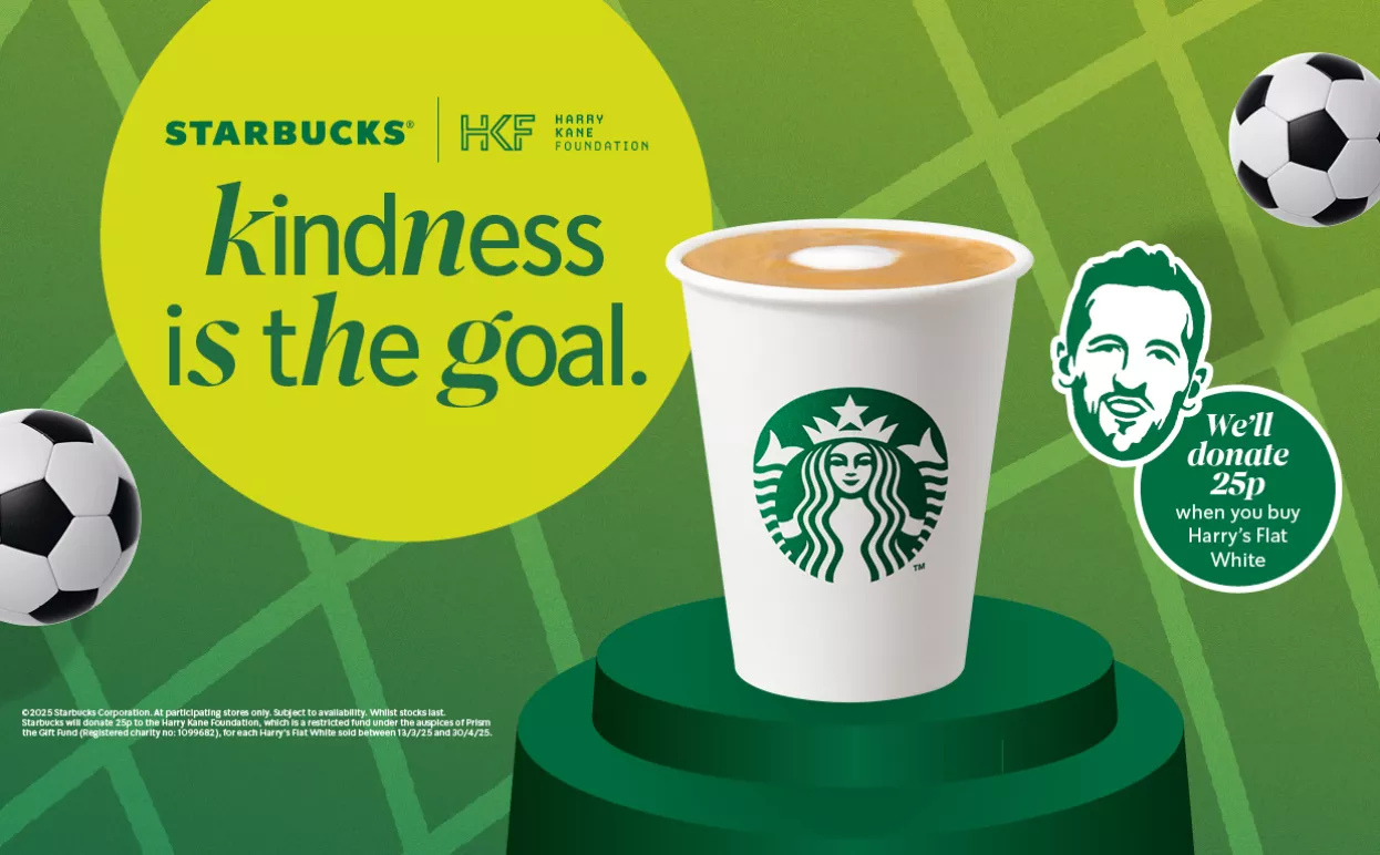 We'll donate 25p when you buy Harry's Flat White