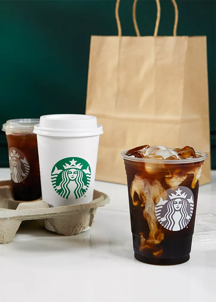 Delivers Starbucks
